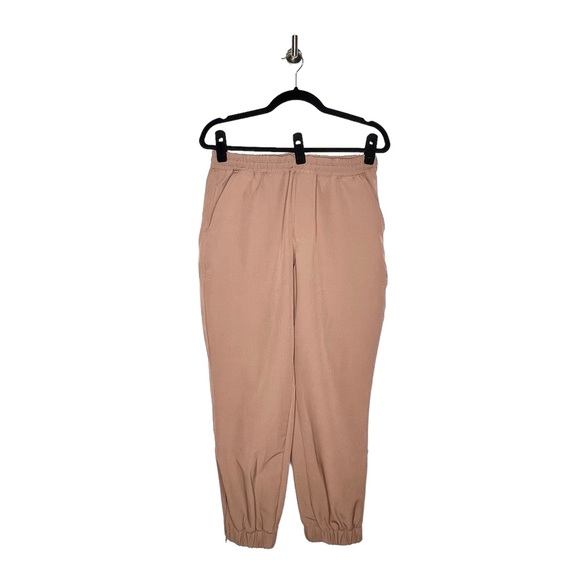 NEW Old Navy High-Waisted Water-Repellent Jogger Pants Light Brown  Small-Petite - Picture 3 of 7